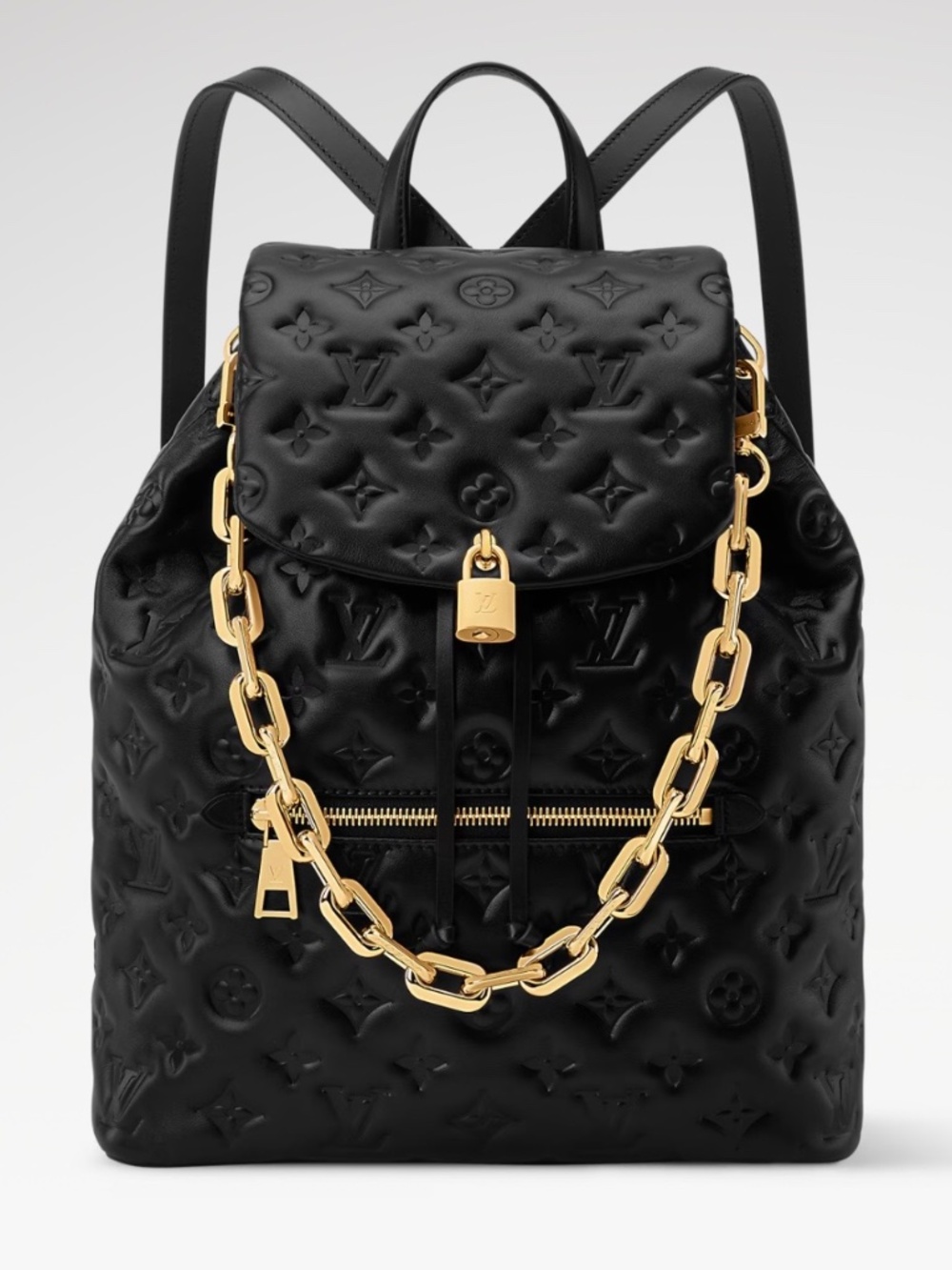 Louis Vuitton Coussin Backpack MM โ Black โ Like New
